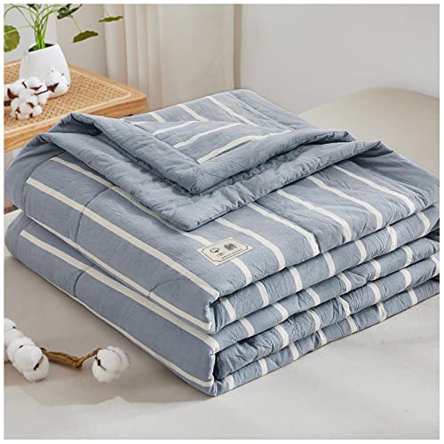 TOULIVER Sommer Bettdecke 100% Baumwolle Hypoallergener Sommer Quilt Dünne, Atmungsaktive, Weich und Hautfreundlich, Premium Sommerdecke Plaid, Mehrere Farben und Größen,C,150x200cm TOULIVER Sommer Bettdecke 100% Baumwolle Hypoallergener Sommer Quilt Dünne, Atmungsaktive, Weich und Hautfreundlich, Premium Sommerdecke Plaid, Mehrere Farben und Größen,C,150x200cm von TOULIVER