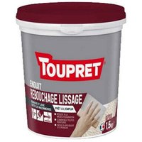 Toupret - Füll- und Glättspachtel außen, 1.5kg, weiß, mit Spachtel von TOUPRET