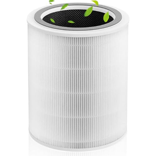 Luftreiniger Filter kompatibel mit LEVOIT Core 400S Luftreiniger, H13 True HEPA Ersatzfilter für LEVOIT Core 400S-RF, Hocheffiziente Aktivkohle von TOUYINGER