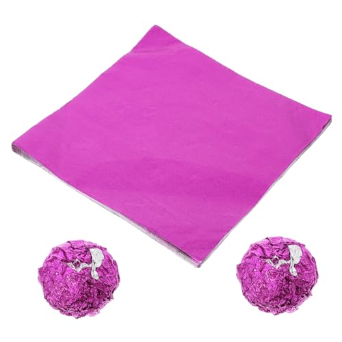 TOVINANNA 100 Stück Alufolie Bonbonpapier mit Orangenschalenmuster für Diy Süßigkeitenverpackungen und Dekoration Vielseitig Einsetzbar für Pralinen TOVINANNA 100 Stück Alufolie Bonbonpapier mit Orangenschalenmuster für Diy Süßigkeitenverpackungen und Dekoration Vielseitig Einsetzbar für Pralinen von TOVINANNA