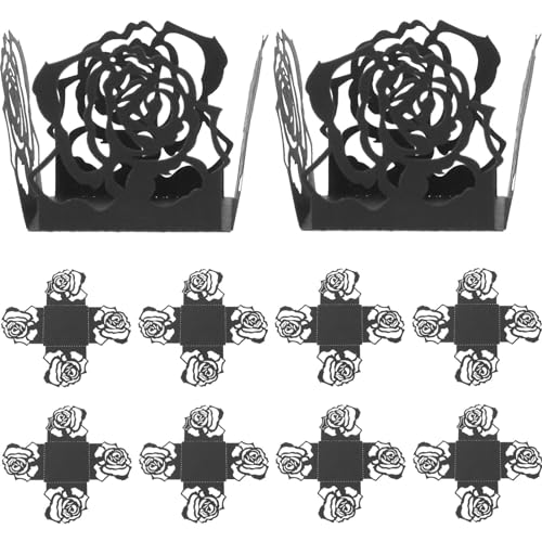 TOVINANNA 50 Stück Schokoladentablett Blumentrüffelverpackungen Süßigkeiten-verpackungsbecher Backbleche Aus Blumen-trüffel-Wrapper Trüffel-wickelfolie Papier Süssigkeit Bastelbedarf von TOVINANNA