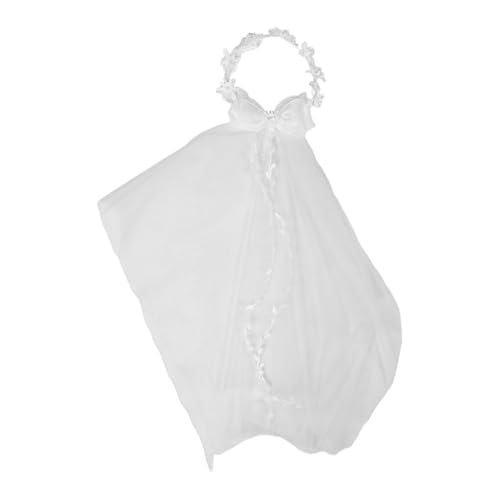 TOVINANNA Blumenkranz mit Schleier für Bräute Eleganter Haarschmuck mit Perlen und Rattan für Hochzeiten Junggesellinnenabschiede und Brautpartys Romantisches Design TOVINANNA Blumenkranz mit Schleier für Bräute Eleganter Haarschmuck mit Perlen und Rattan für Hochzeiten Junggesellinnenabschiede und Brautpartys Romantisches Design von TOVINANNA