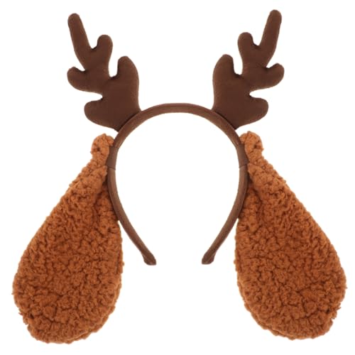 TOVINANNA Geweih Stirnband aus Weichem Bequemes Halloween Kostümaccessoire für Hunde und Menschen Niedliches Tierhaarband für Fasching Cosplay und Festliche Partys TOVINANNA Geweih Stirnband aus Weichem Bequemes Halloween Kostümaccessoire für Hunde und Menschen Niedliches Tierhaarband für Fasching Cosplay und Festliche Partys von TOVINANNA