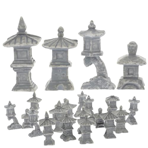 TOVINANNA Miniatur-Steinlaterne japanische Laterne Feengartenfiguren deko Modelle Miniatur-Pagodenmodell Verzierung des Aquarienpavillons Haushalt schmücken Aquarium Laterne aus Stein Statue TOVINANNA Miniatur-Steinlaterne japanische Laterne Feengartenfiguren deko Modelle Miniatur-Pagodenmodell Verzierung des Aquarienpavillons Haushalt schmücken Aquarium Laterne aus Stein Statue von TOVINANNA