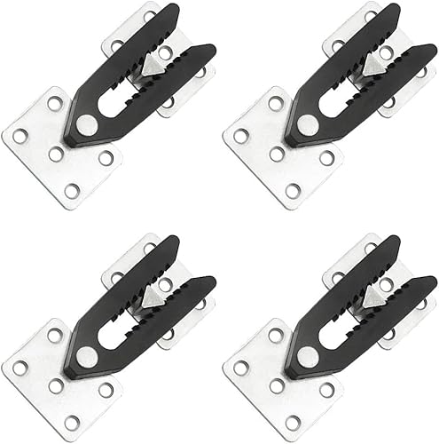 TOVOT 4 Stück Metall Sofa Couch Sectional Möbel Connector Joint Snap Alligator Clip Metall Sofa Snap Sectional Couch Connector für Möbe von TOVOT
