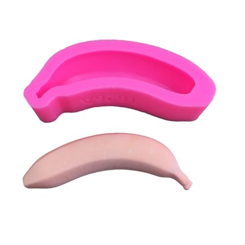 3d Bananenformige Fondants Schokoladenform Kuchen Dekorieren Backfleisch Werkzeug Handgefertigte Seifen Silikon Ornament Formen Leicht Zu Reinigen von TOWARDSNAN