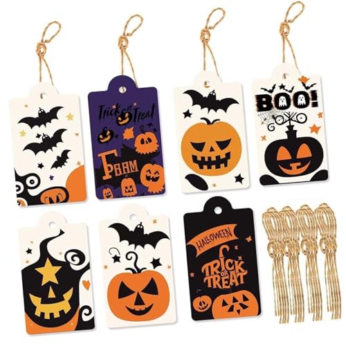 80 Sheets Festival Hanging Label Papierschild Mit String Festival Zeichenschild Für Partyverpackungsdekoration Etiketten von TOWARDSNAN