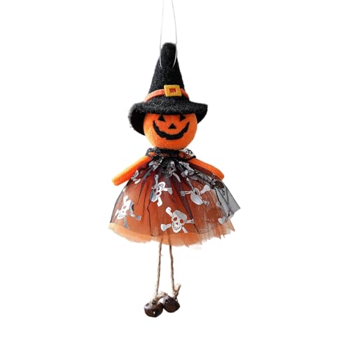 Festival Stoff Halloweens Hanging Ornament Mit Hexen Schwarze Katzen Phantoms Design Für Innenräume Freien Home Dekoration Halloweens Tuches Hängeschmuck Set von TOWARDSNAN