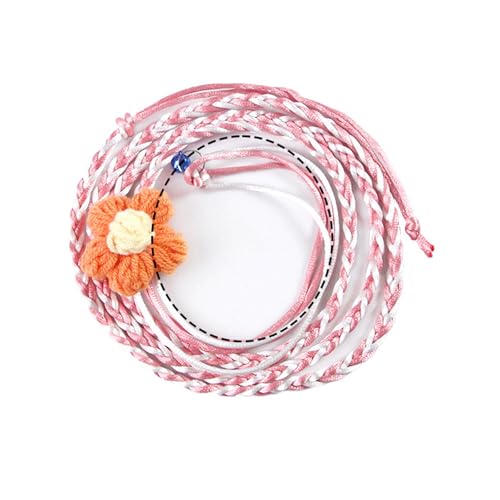 TOWARDSNAN Kleine Tiersicherheit Leinengurt Mit Blumendesign Für Spaziergänge Reisen Sozialer Event Hamster Kaninchen Wanderseil Hamster Leine Für Outdoor von TOWARDSNAN