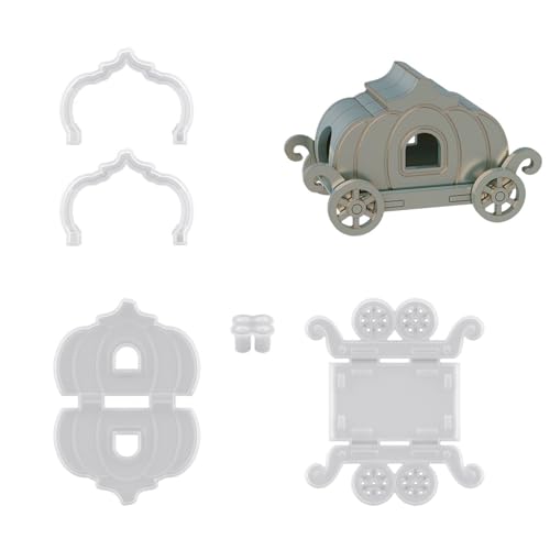Multi Purpose Spliced ​​Halloween Kürbiswagen Silikon Ornamentform Für Professionelle Und Hobbyisten Schmuck Werkzeugzubehör Silikonform von TOWARDSNAN
