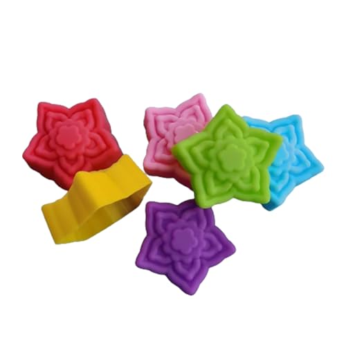 Packung Von 6 Silikon Backformen Wiederverwendbare Blumförmige Backgeschirr Die Einfach Zu Reinigen Nicht Klebrig Formen Dessertformen Zum Backen Packung Von 6 Silikon Backformen Wiederverwendbare Blumförmige Backgeschirr Die Einfach Zu Reinigen Nicht Klebrig Formen Dessertformen Zum Backen von TOWARDSNAN