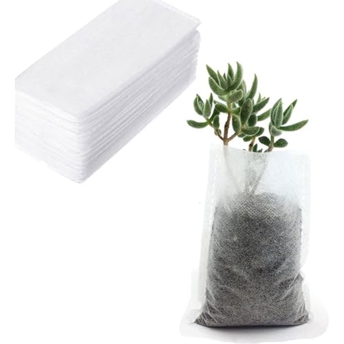 TOWARDSNAN 100 Pcs Biologischgradbare Gartenbeutel Keimung Saatbeutel Garten Pflanzung Anbau Pflanzer Töpfe Innenräume Wachsen Beutel von TOWARDSNAN