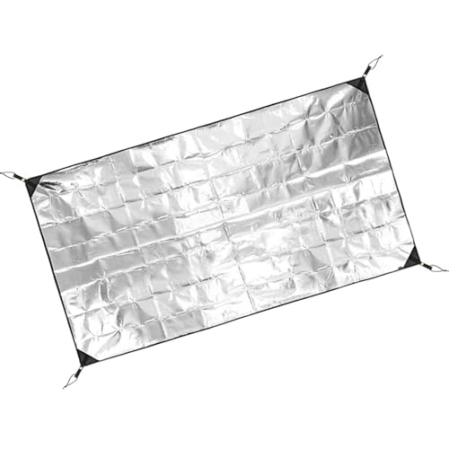 TOWARDSNAN Campingmatte, doppelseitige Aluminiumfolien-Schaumstoffunterlage, wasserdichte Camping-Picknickmatte, Schlafzeltunterlage für Camping-Wanderpicknicks im Freien von TOWARDSNAN