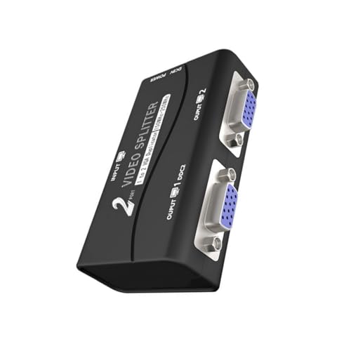 TOWARDSNAN Doppelmonitore VGA Splitter Adapter Unterstützt 1920x1440Resolution Für Verbesserungen Signale Display 1 Bis 2 VGA Duplikatoren TOWARDSNAN Doppelmonitore VGA Splitter Adapter Unterstützt 1920x1440Resolution Für Verbesserungen Signale Display 1 Bis 2 VGA Duplikatoren von TOWARDSNAN