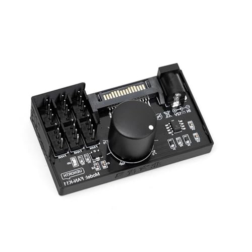 TOWARDSNAN Fan Speed ​​Controller Power 4Pin Lüfter NAS Server Lüftergeschwindigkeitskontrollgeschwindigkeit Regulierungsplatine von TOWARDSNAN