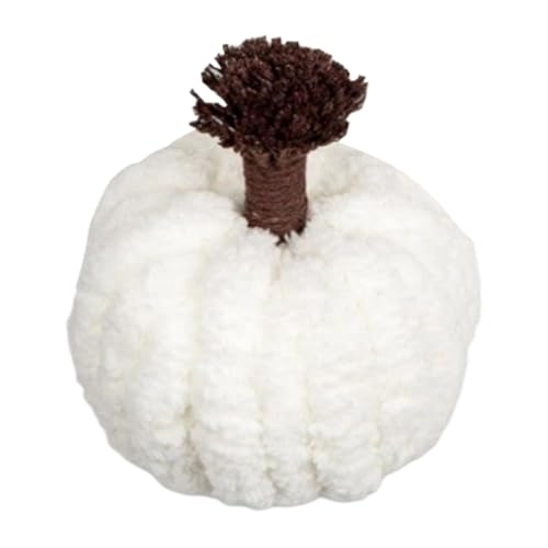 TOWARDSNAN Handgefertigte Häkelkürbisdekoration Einzigartige Feiertags Plushie Polyester Handwerk Für Party Table Display Holiday Häkeln von TOWARDSNAN