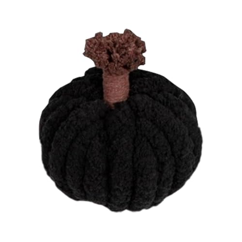 TOWARDSNAN Handgefertigte Häkelkürbisdekoration Einzigartige Feiertags Plushie Polyester Handwerk Für Party Table Display Holiday Häkeln von TOWARDSNAN