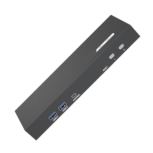 TOWARDSNAN Metal Two Monitor KVM Switcher 2 Computer 4K 60 Hz HDCP2.2 Unterstützung USB3.0 Sound Hotkeys Fernbedienungen TOWARDSNAN Metal Two Monitor KVM Switcher 2 Computer 4K 60 Hz HDCP2.2 Unterstützung USB3.0 Sound Hotkeys Fernbedienungen von TOWARDSNAN