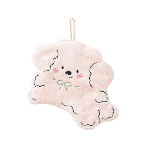TOWARDSNAN Schnelle Trocknerkorallen Fleece Handtuch Mit Cartoon Hundeform Putzentuch Perfekt Für Küchenbad Reinigung Korallen Fleece Handtuch von TOWARDSNAN