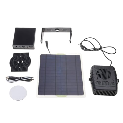 TOWARDSNAN Tragbare Solarzheizung Kompakte Größe Ideal Für Haustierhäuser Gewächshäuser Und Hühnerfeuerfahrzeugheizung Solarantrieb Heizung von TOWARDSNAN