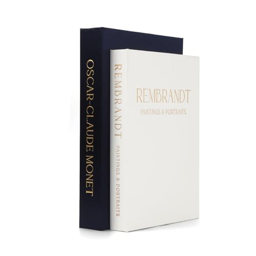 2 Stück Deko Bücher für Heimdekor, Stilvolle Buchbox mit Aufbewahrung Moderne Dekobücher Dekorative Buch Aufbewahrungsbox Dekoration Falsche Bücher Box Buchform Box für Couchtisch/Regale/Home/Büro von TOWEBOORY