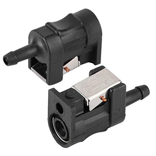 Kraftstoffschlauch Anschluss, 2 Stück Kraftstoffschlauch Weiblich Tankanschluss, Aussenborder Stecker Auto Kraftstoffleitung Verbinder Kraftstoffschlauchleitungsanschluss Fit für 8mm Außenborder von TOWEBOORY