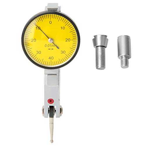 TOWEBOORY Messuhr 0-0.8 Mm 0,01 Mm Genauigkeit Mechanische Messuhr Zünduhr Messuhr für Maschinisten Zeigermessuhr Zündzeitpunkt Messuhr Magnetische Messuhr Kleine Messuhr Hochpräzise Messwerkzeug von TOWEBOORY