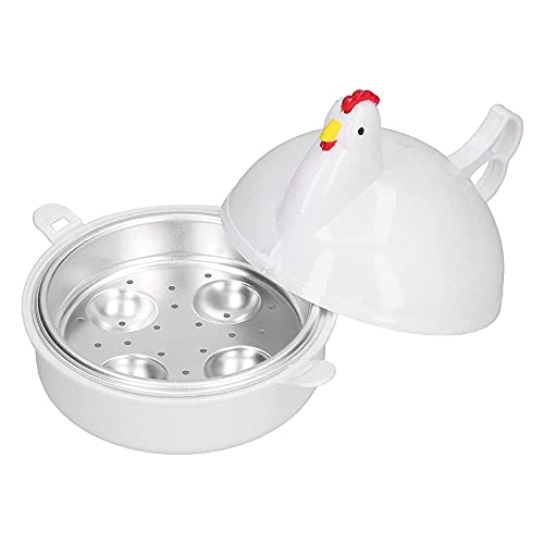 Mikrowellen Eierkocher, Wilderer Mit 4 Eier Kapazität Gekochte Eierkocher Mikro-Eierkocher Huhn Mikrowellenkessel für den Hausgebrauch, Gesund und Sicher Zum Frühstück von TOWEBOORY