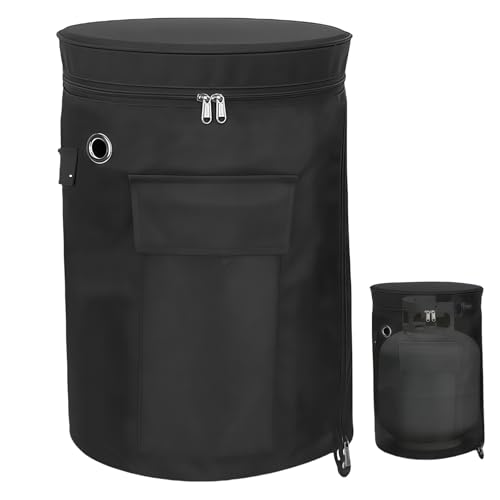 Upgrade Propangas-Tankabdeckung, 66 x 33 cm, für den Außenbereich, strapazierfähig, wasserdicht, 600D PVC-Oxford-Gewebe und Zwei-Wege-Reißverschluss, belüftete Gastankabdeckungen für 90 kg Upgrade Propangas-Tankabdeckung, 66 x 33 cm, für den Außenbereich, strapazierfähig, wasserdicht, 600D PVC-Oxford-Gewebe und Zwei-Wege-Reißverschluss, belüftete Gastankabdeckungen für 90 kg von TOWEBOORY