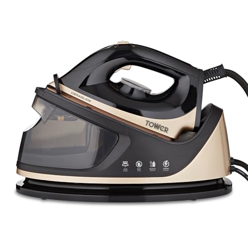 TOWER T22023GLDVDE IRON STEAM GENERATOR Dampfgenerator, Champagnergold und Schwarz TOWER T22023GLDVDE IRON STEAM GENERATOR Dampfgenerator, Champagnergold und Schwarz von TOWER