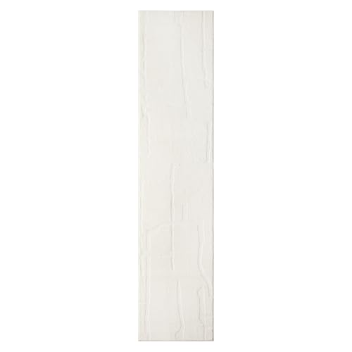 TOWN & COUNTRY EVERYDAY Rae Everwash® Abstrakter Bio-Teppich aus weichem Filz, maschinenwaschbar, mit Rutschfester Unterseite, Abstrakter Teppich, elfenbeinfarben, 40 x 200 cm von TOWN & COUNTRY EVERYDAY