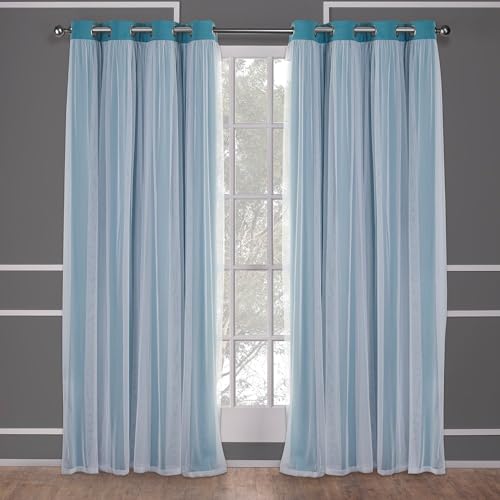 TOWN & COUNTRY LUXE Exclusive Home Curtains Catarina Verdunkelungsvorhang, mehrschichtig, verdunkelnd, durchscheinend, 1 Paar, 52 x 120 cm, Türkis TOWN & COUNTRY LUXE Exclusive Home Curtains Catarina Verdunkelungsvorhang, mehrschichtig, verdunkelnd, durchscheinend, 1 Paar, 52 x 120 cm, Türkis von TOWN & COUNTRY LUXE