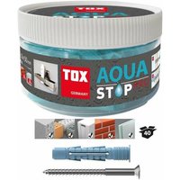 Tox-dübel-techn. - tox Allzweckdübel Aqua Stop Pro 6x38 mm + Schraube in Runddose, 014271011 von TOX-DÜBEL-TECHN.