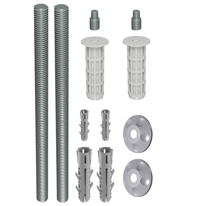 TOX Abstandsmontagesystem Thermo Proof Mini für wärmegedämmte Fassaden M8 x 160/120 mm - 2 Stück von TOX-DÜBEL-TECHNIK GmbH