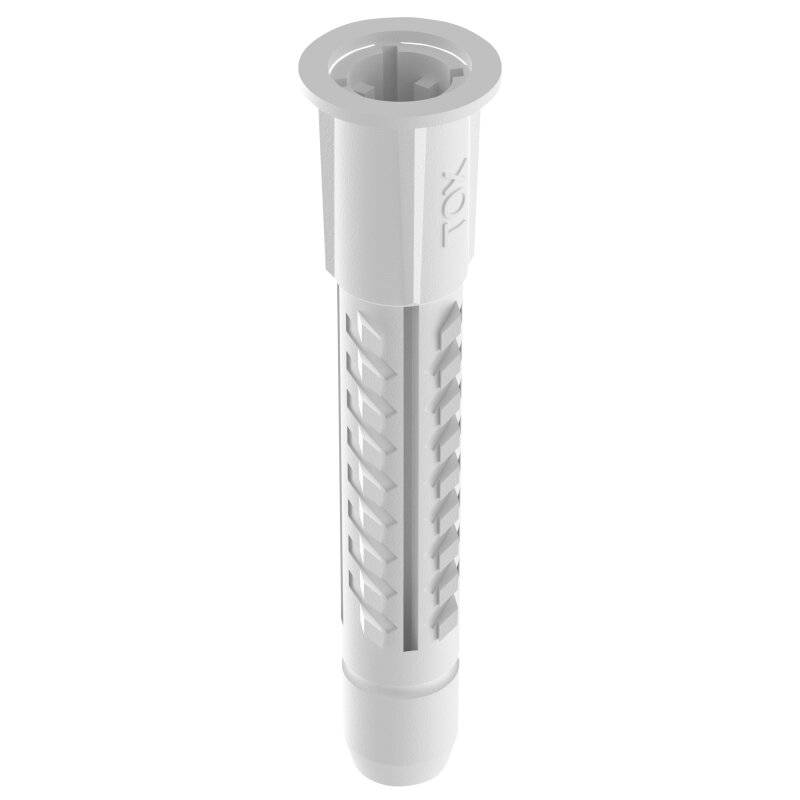 TOX Allzweckdübel Deco mit Kragen für Voll- Loch- und Plattenbaustoffe 6x41 mm - 100 Stück von TOX-DÜBEL-TECHNIK GmbH