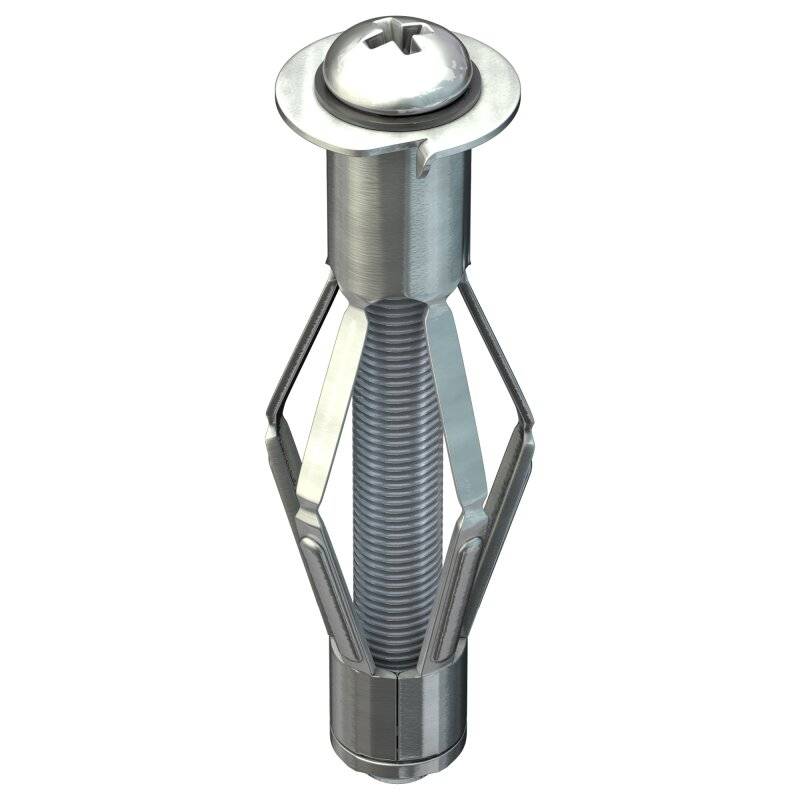 TOX Metall-Hohlraumdübel Acrobat Klappdübel mit Schraube M4x32 mm - 50 Stück von TOX-DÜBEL-TECHNIK GmbH