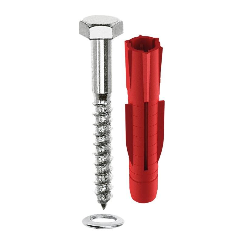 TOX Montagesatz System Trix Sechskantschraube Scheibe und Allzweckdübel Tri 10x61 mm - 2 Stück von TOX-DÜBEL-TECHNIK GmbH