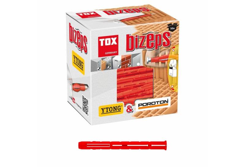 TOX-DÜBEL-TECHNIK Spreizdübel, TOX Parallel-Spreizdübel Bizeps - 100% Nylon von TOX-DÜBEL-TECHNIK