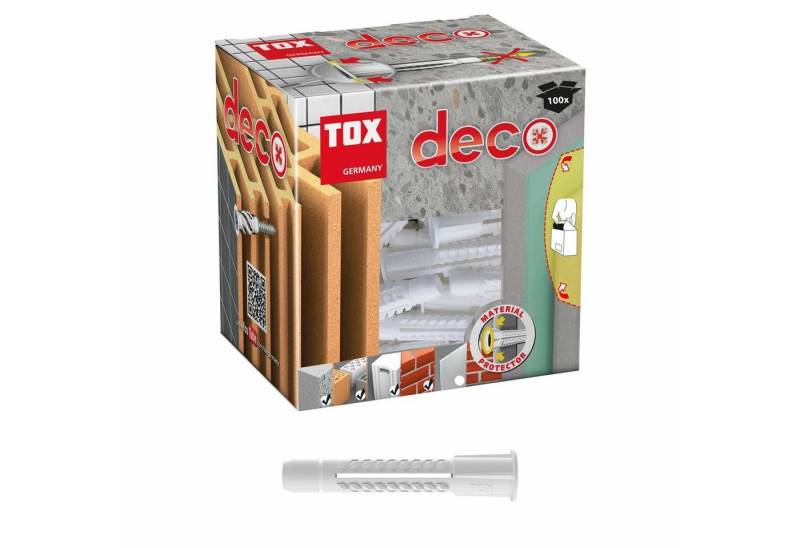 TOX-DÜBEL-TECHNIK Universaldübel, TOX Allzweckdübel Deco - Allzweckdübel für nahezu alle Baustoffe von TOX-DÜBEL-TECHNIK