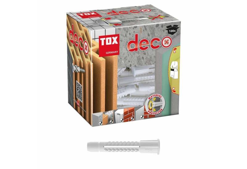 TOX-DÜBEL-TECHNIK Universaldübel, TOX Allzweckdübel Deco - Allzweckdübel für nahezu alle Baustoffe von TOX-DÜBEL-TECHNIK