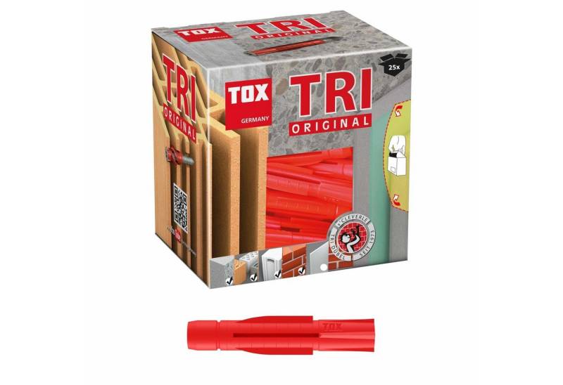 TOX-DÜBEL-TECHNIK Universaldübel, TOX Allzweckdübel Tri - Das Original aller Allzweckdübel von TOX-DÜBEL-TECHNIK
