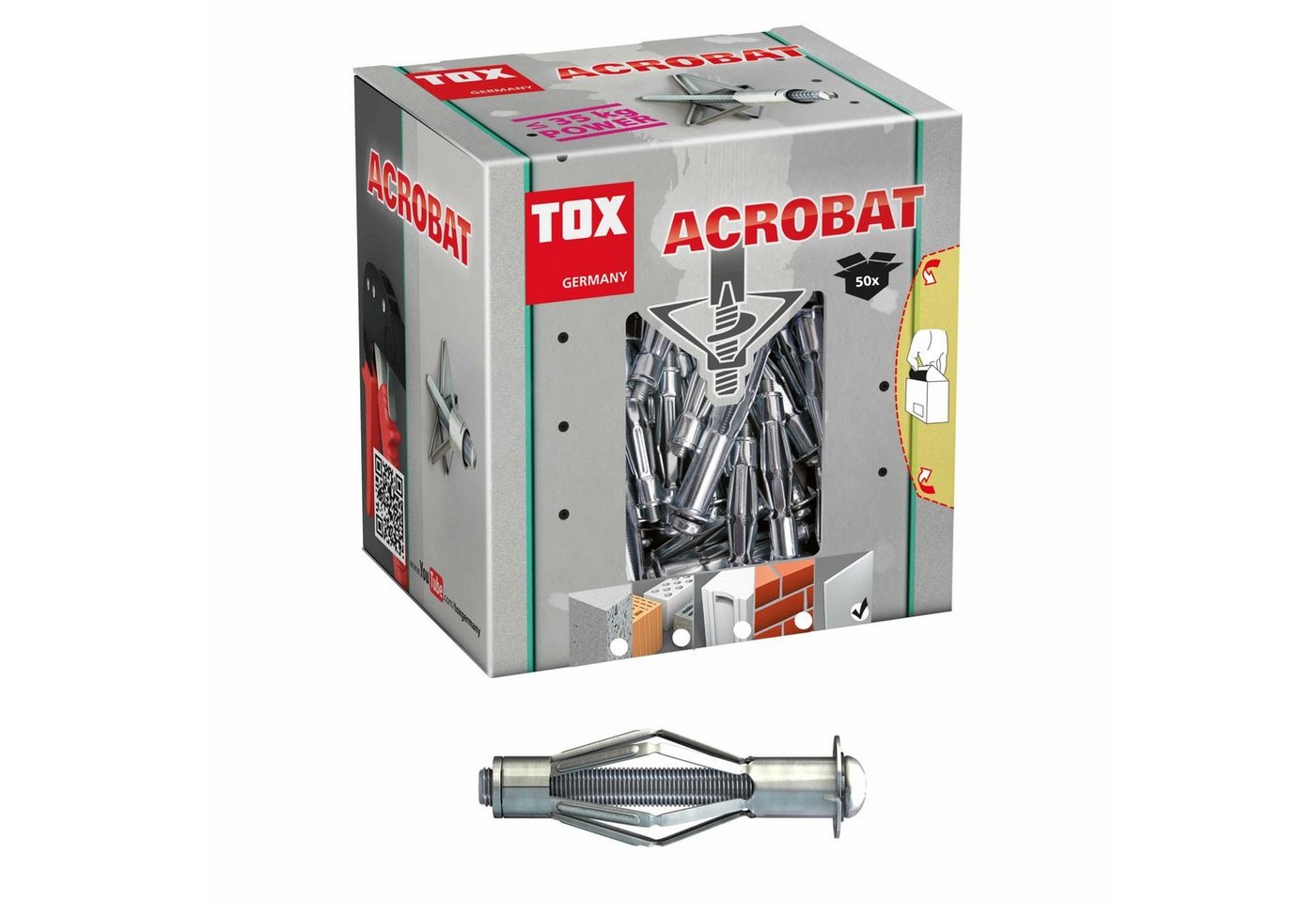 TOX-DÜBEL-TECHNIK Universaldübel, TOX Metall-Hohlraumdübel Acrobat von TOX-DÜBEL-TECHNIK