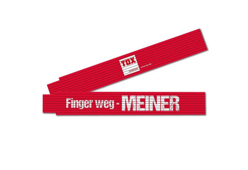 TOX-DÜBEL-TECHNIK Zollstock Meterstab 2 meter, farbenfroh mit cooler Beschriftung, in verschiedenen Farben und mit verschiedenen Sprüchen von TOX-DÜBEL-TECHNIK