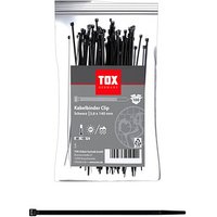 100 TOX Kabelbinder Clip schwarz 100 TOX Kabelbinder Clip schwarz von TOX