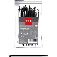 100 TOX Kabelbinder Clip schwarz von TOX