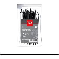 100 TOX Kabelbinder Clip schwarz von TOX