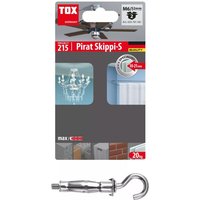 Blister à 2 Stück acrobat Metall-Hohlraumdübel M5x52 s mm mit MHD-HR-Haken TOX 035701521 von TOX