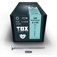 Gap 6,0 x 130 (100 Stk.) von TOX