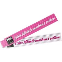 Meterstab 2 mtr. 'Echte Mädels machens selbst' von TOX