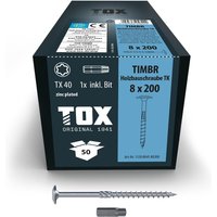 TIMBR 8,0 x 200 TK (50 Stk.) von TOX
